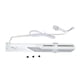 thumbnail image 1 of Soporte Gpu, Tira De Guía De Luz De Cristal A Escala Soporte Gpu Protección De Soporte Moda Blanca Simple Para Tarjeta Gráfica De Computadora, 1 of 8