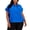 Harbor Blue, variant on Womens Plus Collared Textured Blouse