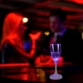 thumbnail image 4 of LED Light Up Cups Wine Champagne Flutes Party Favors Adults,Colored Plastic Champagne Flutes Drinking Glasses Glow in the Dark Colorful Glowing Cups for Birthday Christmas Halloween Weddings, 4 of 5