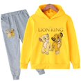 thumbnail image 1 of Niños moda León rey Simba sudaderas con capucha bebé niños niñas ropa deportiva sudadera 2 uds conjuntos algodón disfraz niños chándales 120CM Gao Jinjia LED, 1 of 2