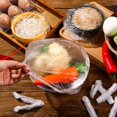 thumbnail image 3 of Cubierta desechable de plástico para alimentos, cubierta elástica de grado alimenticio para zapatos, gorro de ducha, cuencos, tapas, bolsa de ahorro de alimentos frescos, 200/10 piezas, 3 of 4