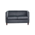 thumbnail image 4 of Kingway Furniture Avin Velvet Nail Head Livingroom Loveseat in Gray, 4 of 6