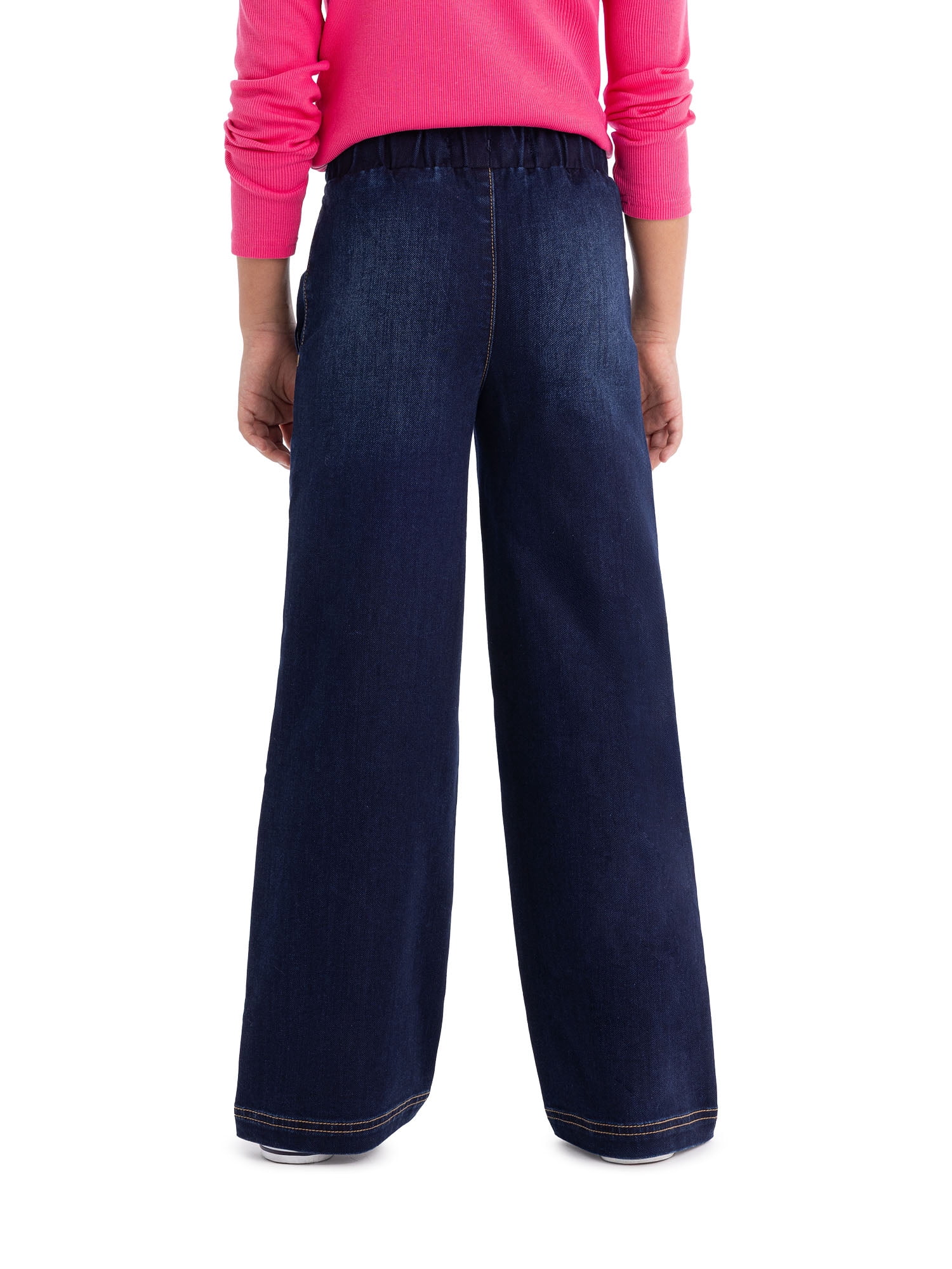 U.S. Polo Assn. Girls Pull On Wide Leg Jean, Sizes 4-18