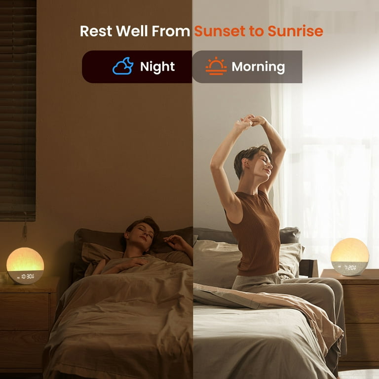 Dreamegg Sunrise Alarm Clock & Sound Machine for Adult Sleep Dreamegg Sunrise Alarm Clock & Sound Machine for Adult Sleep