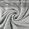 thumbnail image 4 of SHANNA Single Armchair Cover Stretch Chair Covers Anti-Slip Furniture Protector for Living Room Banquet（Light Grey）, 4 of 6