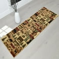 thumbnail image 3 of HR-Cabin Collection 907-Rustic Rugs7.5 by 10.5Contemporary Geometric Design Mother Bear and Cub/Fish/Lodge/Deer-Southwestern Design-Beige/Red/Green and Multi, 3 of 11