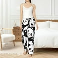 thumbnail image 6 of Lsque Seamless Pattern Cute Panda Print Women's Pajama Pants, Lounge Pant - Comfortable Home Wear,Elastic Waistband, Stylish Design-X-Large, 6 of 9