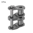thumbnail image 3 of Uxcell 5Pcs #80-2/16A-2 Double Chain Offset Half Link Roller 25.4mm Pitch Master Connector Links for 16A-2 Chain, 3 of 5