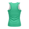 thumbnail image 6 of CAIXIA Sport Shirts for Women Sleeveless Cropped Tank Tops Crewneck Basic Undershirt Yoga Running Shirts for Women Loose Fit Racerback Breathable Tee, 6 of 7