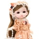 thumbnail image 4 of 2 piezas 13 muñeca de niña articulada de pelo suave con zapatos de muñeca de princesa Macarena muñeca de rótulas, 4 of 8