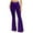 Purple, variant on Aboser Wide Leg Bootcut Leggings for Women High Waist Flare Pants Tummy Control Yoga Pant Vintage 60s Hippie Dance Pants Athletic Fit Workout Legging Purple