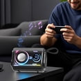 thumbnail image 4 of Mini Bluetooth Speaker, Transparent Wireless Speaker, Colorful Lighting Speaker, Portable Bluetooth Speaker, Wireless Audio, Compact Speaker, Outdoor Bluetooth Speaker, 4 of 6