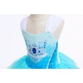 thumbnail image 3 of QEFJNO Princess Leotards Ballet Dance Dress for Girls Tutu Skirted Ballerina Dress Birthday Party, 3 of 8