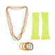 thumbnail image 4 of 9pcs / Set Womens 70s 80s Cosplay Party Collar Pulsera Guantes largos Set - Amarillo Sunnimix Disfraz de fiesta Rave de los años ochenta, 4 of 8