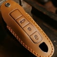 thumbnail image 6 of Leather Remote Smart Key Holder Cover FOB For Porsche Cayenne Panamera Macan 911, 6 of 9