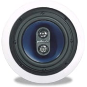 Polk Audio AW6000 6.5 Inch In Ceiling Dual Channel Indoor Outdoor Speaker, White