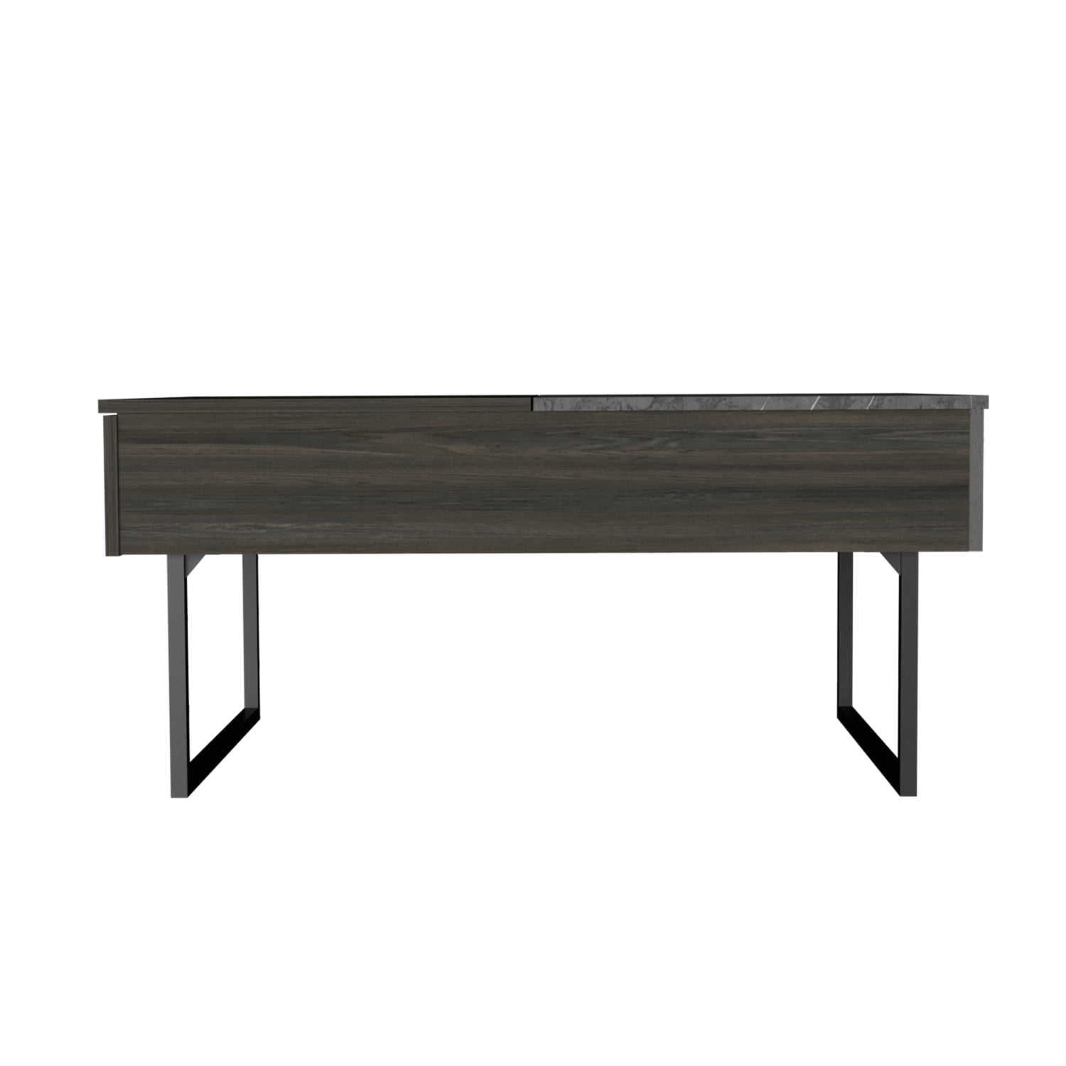 Lift Top Coffee Table 2 Dazza Onyx Finish with Storage