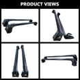 thumbnail image 2 of ROKIOTOEX Cheetah Roof Rack Crossbars for 2014-2025 MAZD-A 3 Hatchback, Lockable Black Bars., 2 of 4
