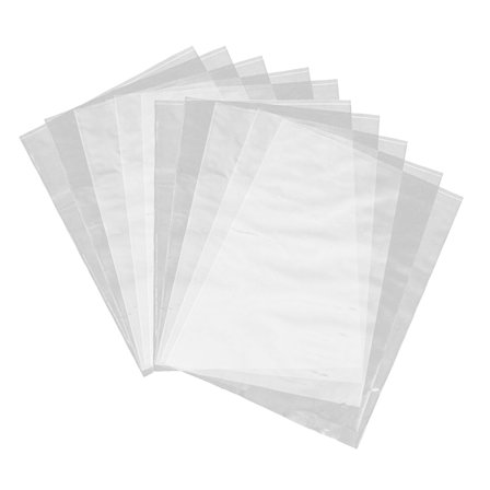 Himition 200pcs Transparent PVC Bag Heat Shrink Wrap Film Flat Bag Heat Shrinkable Film