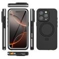 thumbnail image 5 of for iPhone 16 Pro Case Waterproof Shockproof Rugged Cover with Magnetic Ring Kickstand, TPU+PC Full Body Protection, Anti-Drop Dustproof Slim Phone Case for iPhone 16 Pro, Gray, 5 of 9