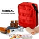 thumbnail image 3 of Botiquín de primeros auxilios, bolsa médica de primeros auxilios, botiquín de primeros auxilios para acampar, mochila de primeros auxilios, diseño aerodinámico, 3 of 8