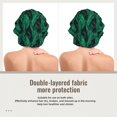 thumbnail image 2 of Disketp Mint Bird Feathers Adjustable Sleeping Hair Cap, Hairband Sleeping Cap Turban, Unisex, Available for Curly and Straight Hair, 2 of 6
