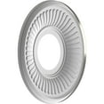 thumbnail image 4 of Ekena Millwork 10"OD x 3 1/2"ID x 3/4"P Berkshire Thermoformed PVC Ceiling Medallion (Fits Canopies up to 4 1/2"), Aged Dark Steel, 4 of 5