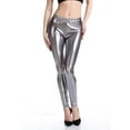 thumbnail image 4 of HexaHive Women's Shiny Leather Casual Leggings - Comfortable, Versatile for All Seasons, 4 of 5