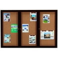 thumbnail image 7 of Aarco Products DCC4872-3RB 3-Door Enclosed Bulletin Board - Blue, 7 of 7