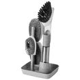 thumbnail image 1 of Set Cepillo Base Soporte 4 Puntas Limpieza Profunda Hogar, 1 of 10
