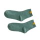 thumbnail image 1 of Minnieouse 1 par de calcetines de algodón de tubo medio para mujer, transpirables, cómodos, lavables, informales, para deportes en casa, calcetines de Accesorios de calzado Verde oscuro Minnieouse AP013407-05, 1 of 6