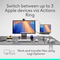 thumbnail image 4 of Logitech MX Master 4 for Mac, Ergonomic Bluetooth Mouse with Advanced Performance Haptic Feedback, Ultra-Fast Scrolling, USB-C Charging, Space Black, 4 of 15