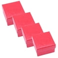 thumbnail image 1 of Joyero Cajitas Pequepñas VelvRed 4Pzas Rojo 4x4x2.7cm Cartón Joyero., 1 of 3