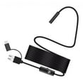 thumbnail image 1 of TISHITA 3 In 1 Slim Waterproof Snake Inspection Camera Micro USB, USB OTG Android, 2m, 1 of 8