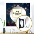 thumbnail image 3 of Designart "Luminously Radiant Dandelion Blooms Seeds I" Dandelion Square Mirror For Wall Decor - Large Pink Square Printed Wall Mirror Art - Wall Mounted Square Large Mirror, 3 of 5