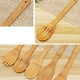 thumbnail image 4 of GOOHOCHY 5 cucharas y espátulas de madera para cocinar, utensilios de bambú para sartenes y utensilios de cocina antiadherentes., 4 of 8