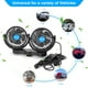 thumbnail image 2 of Ventilador Hynoo para coche, 12 V, doble cabezal, giratorio 360°, para vehículo, 2 of 8