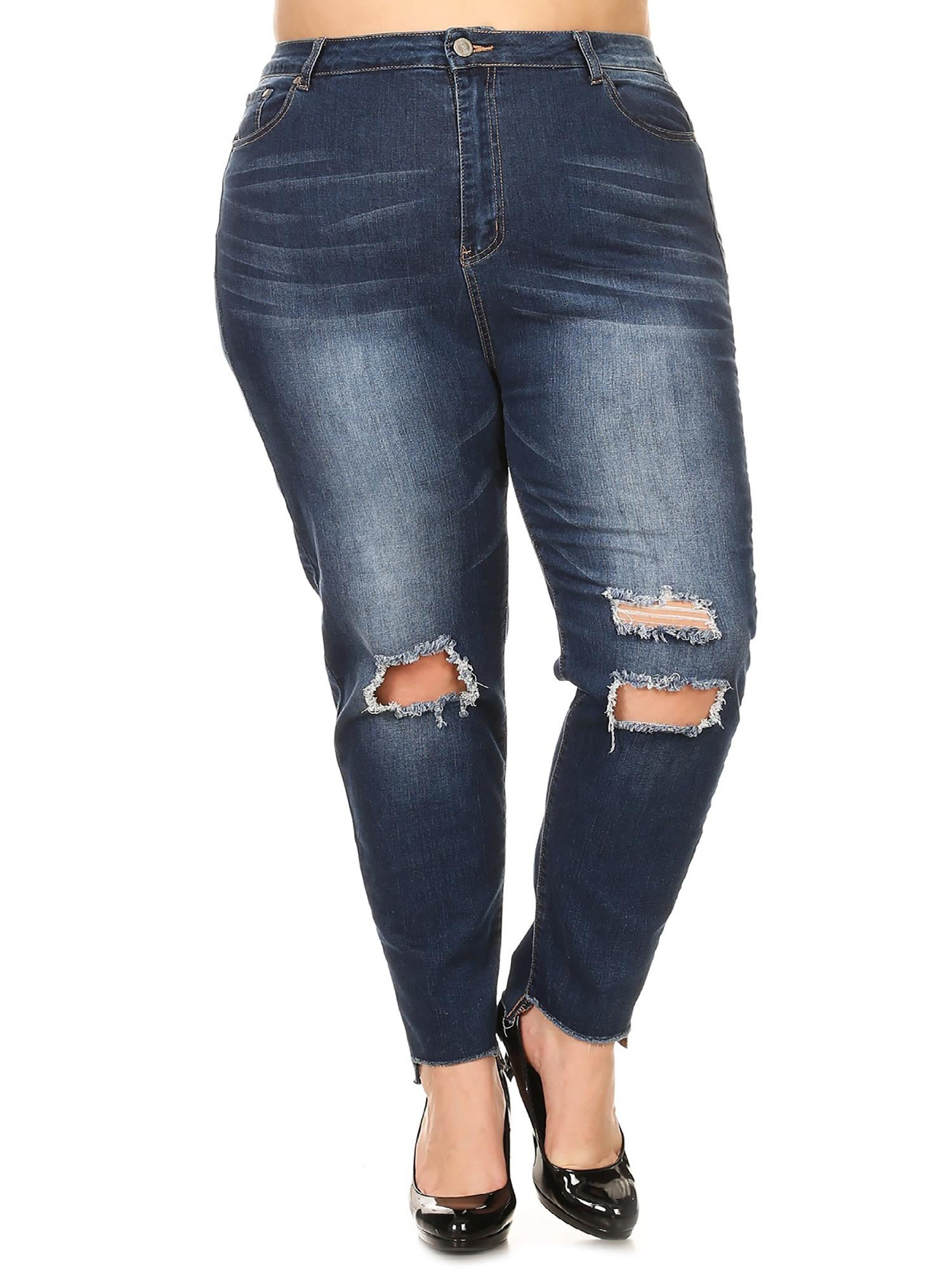skinny stretch cargo jean with straps
