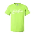 thumbnail image 2 of Wild Bobby, Enjoy Jesus Christ and Thou Shalt Never Thirst Coke Parody Inspirational/Christian Men's Graphic T-Shirt, Safety Green, Medium, 2 of 5