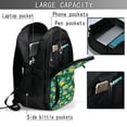 thumbnail image 4 of Salouo Tropical Fruit Pattern Extra Large Travel Laptop,Backpack with USB Charging Port College Backpack Business Work Bag Casual Daypack Fits for Men & Women, 4 of 7