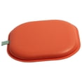 thumbnail image 1 of Otomana de almacenamiento multifuncional, taburete otomano de gran capacidad, para cubierta naranja, 1 of 5