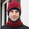 thumbnail image 2 of Lnzyyephy Beanie Gloves Scarf Set for Men Boys Winter Warm Knit Hat Gloves Scarf Set Cold Weather Accessories, 2 of 5