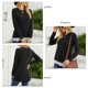 thumbnail image 5 of Blusa de manga larga Ticfox cuello redondo encaje negro S, 5 of 6