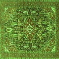 thumbnail image 1 of Ahgly Company Indoor Square Persian Green Traditional Area Rugs, 4' Square, 1 of 1