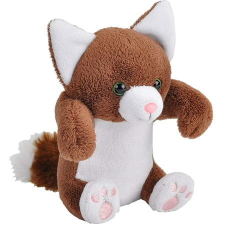 Wild Republic 25467 Cat 5-Inches Screen Grabber, Gift for Kids, Plush Toy, Fill is Spun Recycled Water Bottles, Laptop Accessory, Privacy Camera Cover