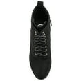 thumbnail image 5 of Journee Womens Baylor Lace Up Stacked Heel Booties, Widths Available, 5 of 10