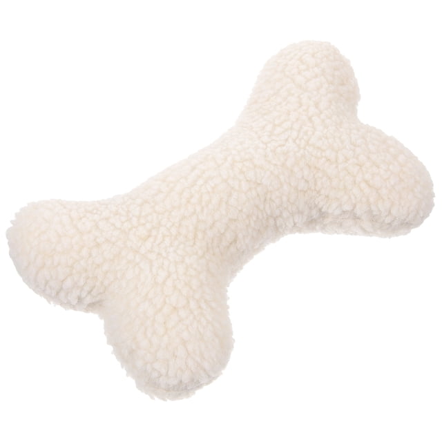 Bone Shape Cute Dog Biting Toy Puppy Chewing Toy with Squeaker Pet Supplies