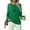 Green, variant on Asklazy Women's Fall Soft Crewneck Long Sleeve Hollow Cable Knit Pullover Sweaters,US Size,L,Black