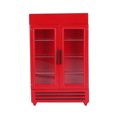 thumbnail image 2 of Wood Dollhouse Fridge, Dollhouse Refrigerator Exquisite Workmanship Double Door Simulation Safe Keeps Attention Easy To Store Portable  For 1:12 Dollhouse, 2 of 8