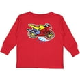thumbnail image 3 of Inktastic Crotch Rocket Motorcycle Boys or Girls Long Sleeve Toddler T-Shirt, 3 of 5